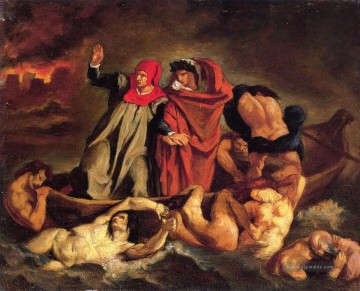Die Barke des Dante Kopie nach Delacroix Eduard Manet Ölgemälde